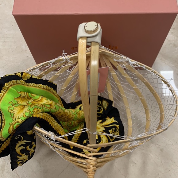 CULT GAIA ZADIE BAG IN NATURAL LUXURY DESIGNER PIECE OS - Picture 6 of 14